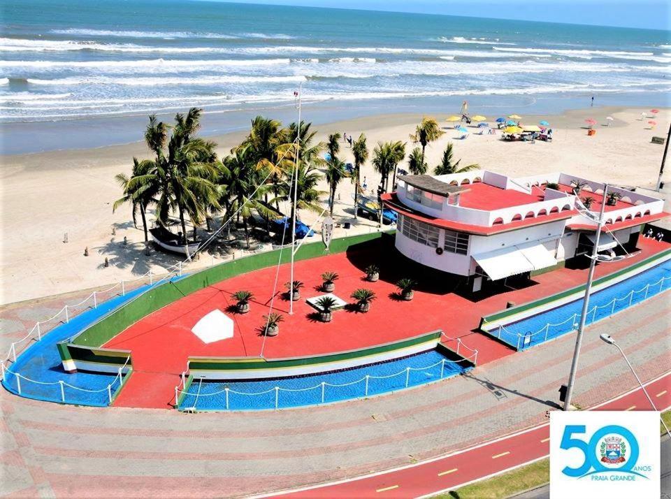 Apto Pe Na Areia Com Vista Para O Mar E Wifi Прая-Гранді Екстер'єр фото