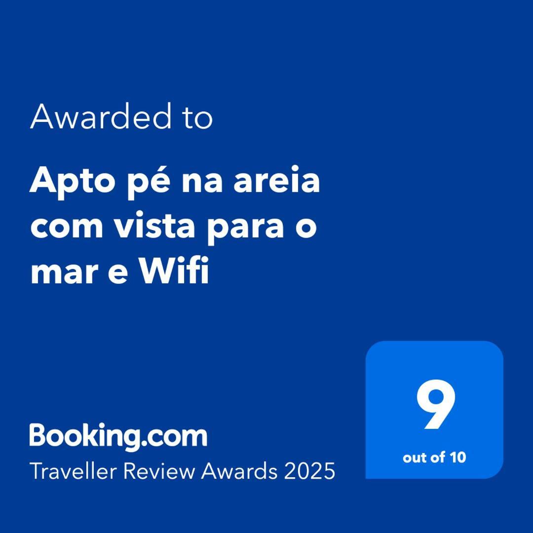 Apto Pe Na Areia Com Vista Para O Mar E Wifi Прая-Гранді Екстер'єр фото